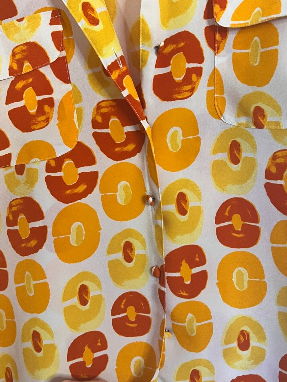 Vintage Abstract Pattern Button Up - Picture 6 of 6
